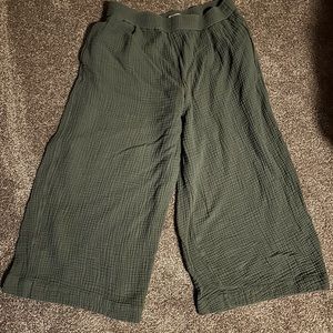 Madewell wide leg cotton pants